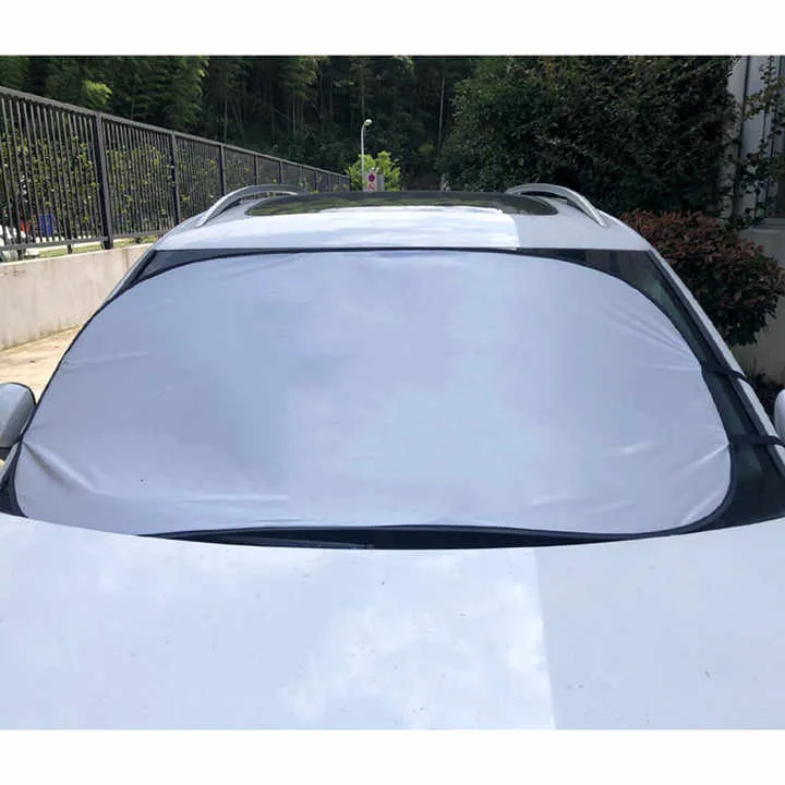قطعة الزجاج الأمامي ظلة طوي سيارة نافذة . Piece Windshield Sunshade Foldable Car