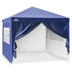 10x10 Pop Up Canopy Tent with 4 Side Walls, Easy Set up Shelter with 100 Square Feet of Shade