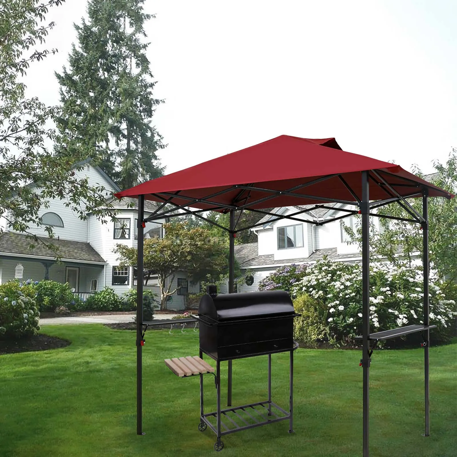 8x5 Pop up Grill Gazebo with Carry Bag and Air Vent