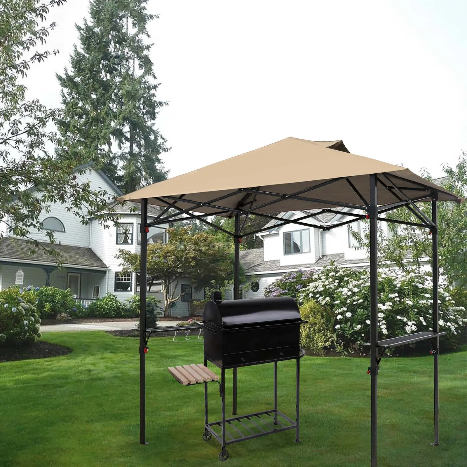 8x5 Pop up Grill Gazebo with Carry Bag and Air Vent