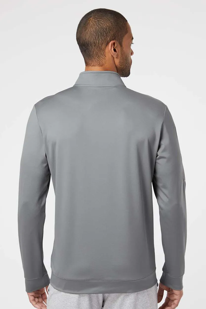 Adidas Mens Performance UPF 50  1/4 Zip Sweatshirt - Grey - NEW