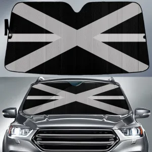 Alabama Flag Thin Grey Line Printed Car Sun Shades Cover Auto Windshield Coolspod