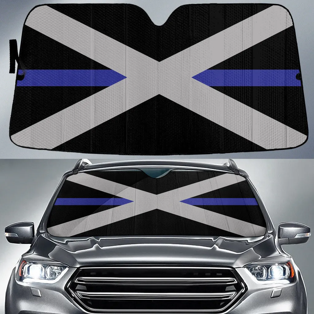 Alabama Flag Thin Purple Line Printed Car Sun Shades Cover Auto Windshield Coolspod