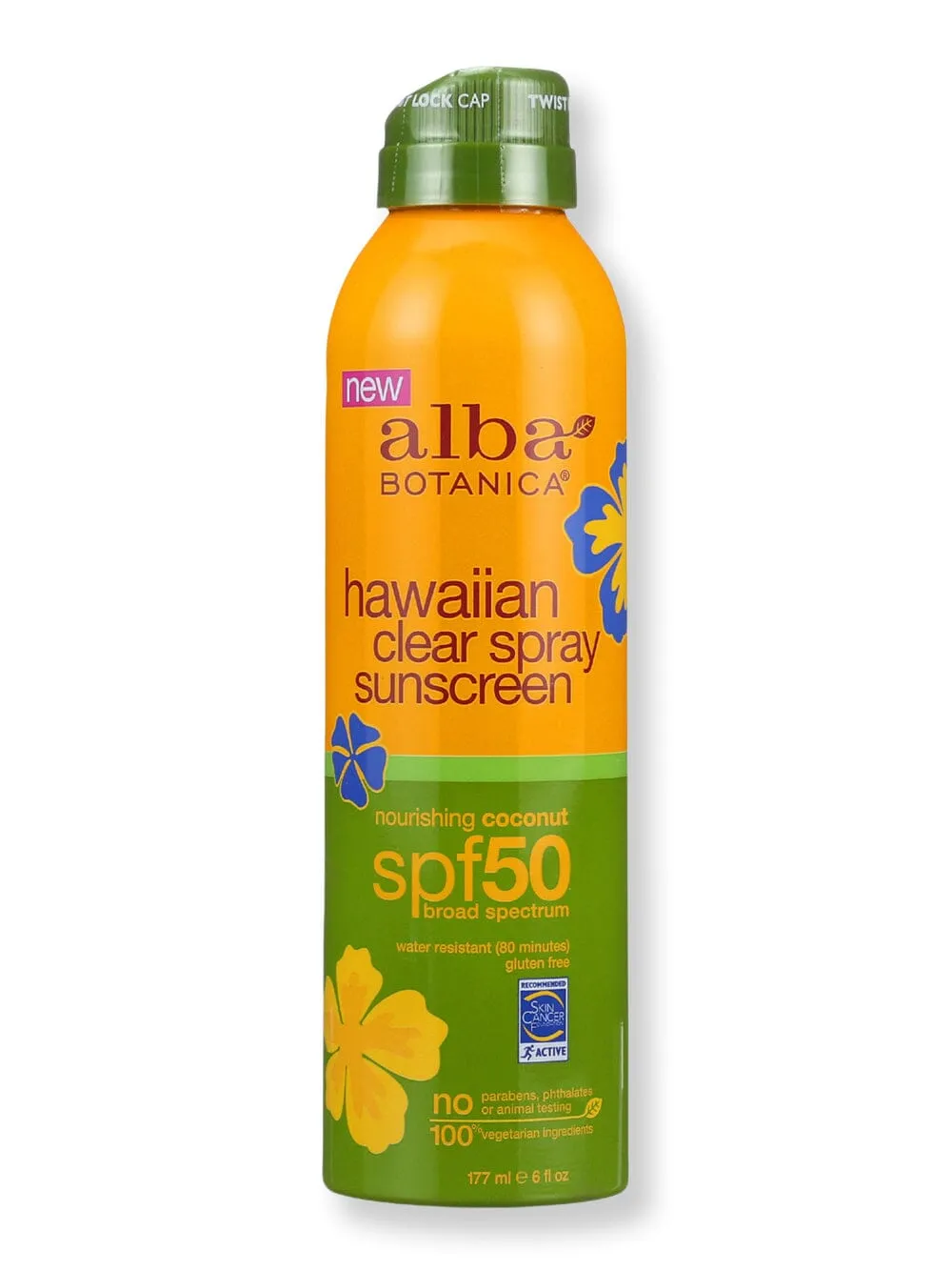 Alba Botanica Hawaiian Spray SPF 50 Nourishing Coconut 6 oz
