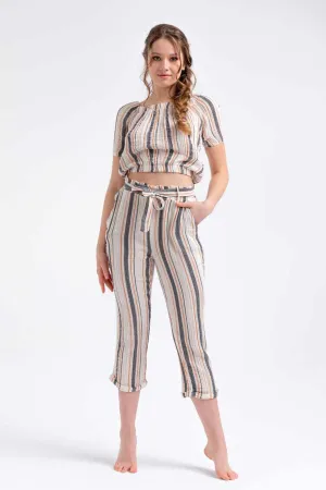 Alice 2-Piece Top & Pants Cotton Set