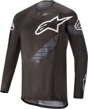 ALPINESTARS Techstar Long-Sleeve Jersey - Black/Gray - Small 1760220-104-SM