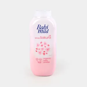 Babi Mild Baby Powder White Sakura 160gm