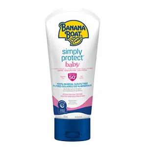 Banana Boat Simply Protect Baby Sunscreen Lotion, SPF 50 