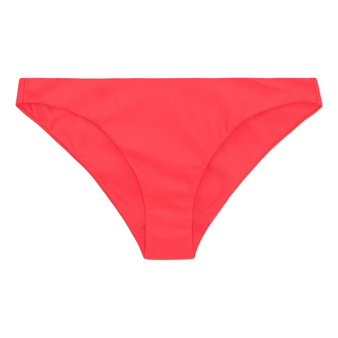 Batur Ruched Bikini Bottom Heat