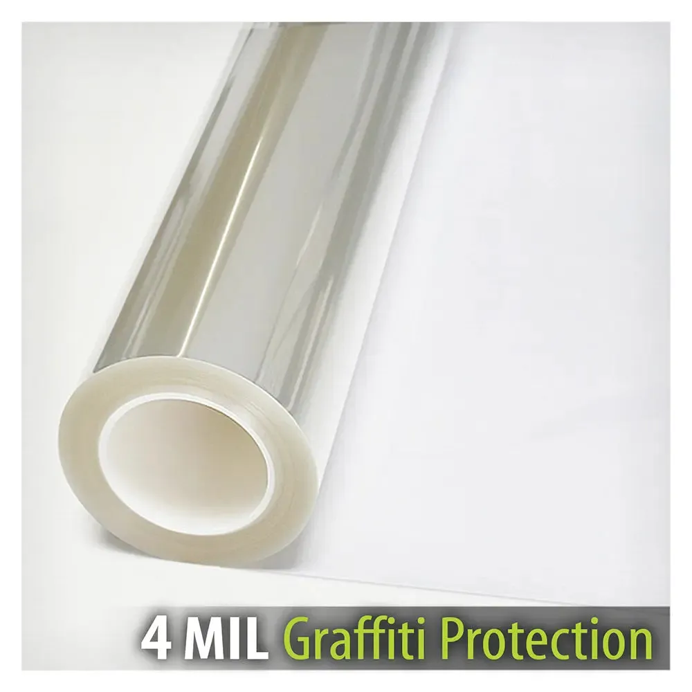 BDF AG4M Window Film Graffiti Protection 4 Mil Clear