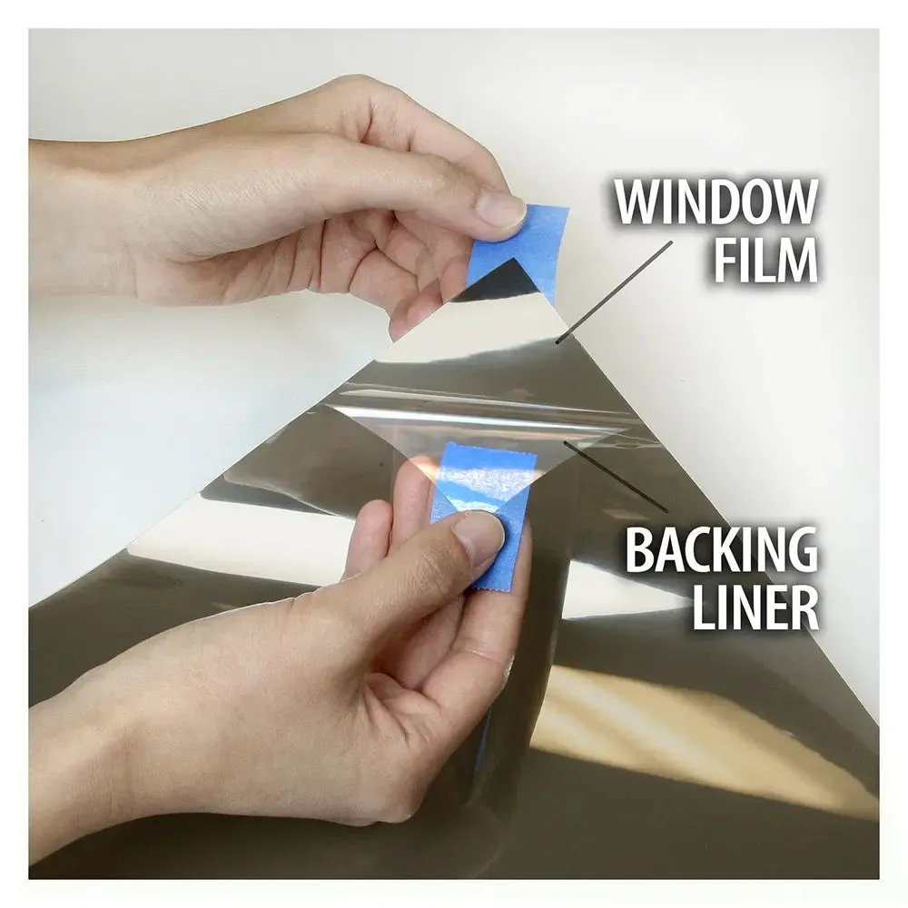BDF BRZ20 Window Film Bronze Reflective Sun Control and Daytime Privacy (Dark)