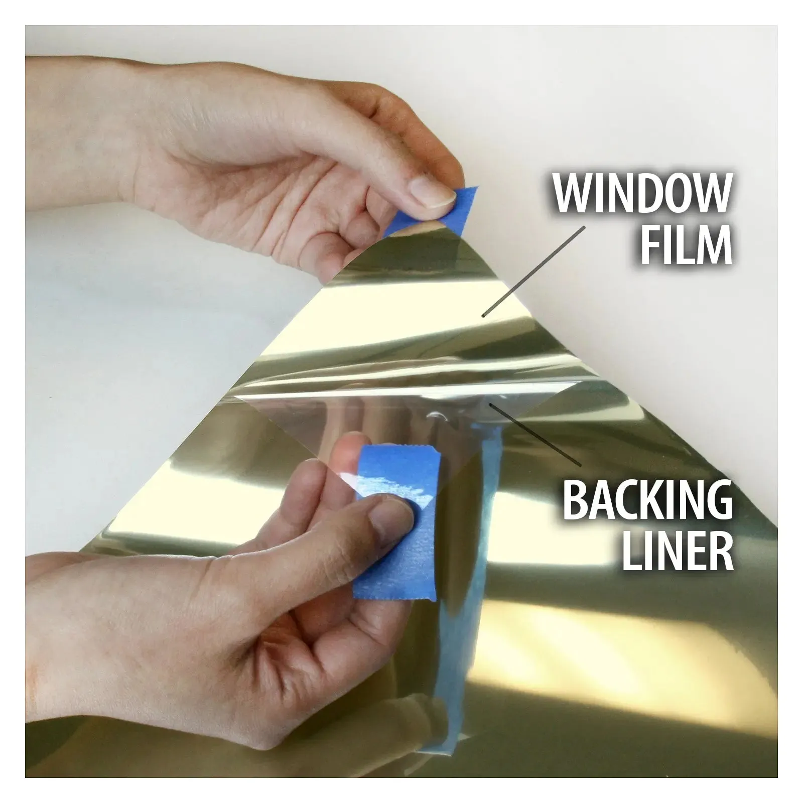 BDF PRGD Window Film Premium Color High Heat Control and Daytime Privacy Gold
