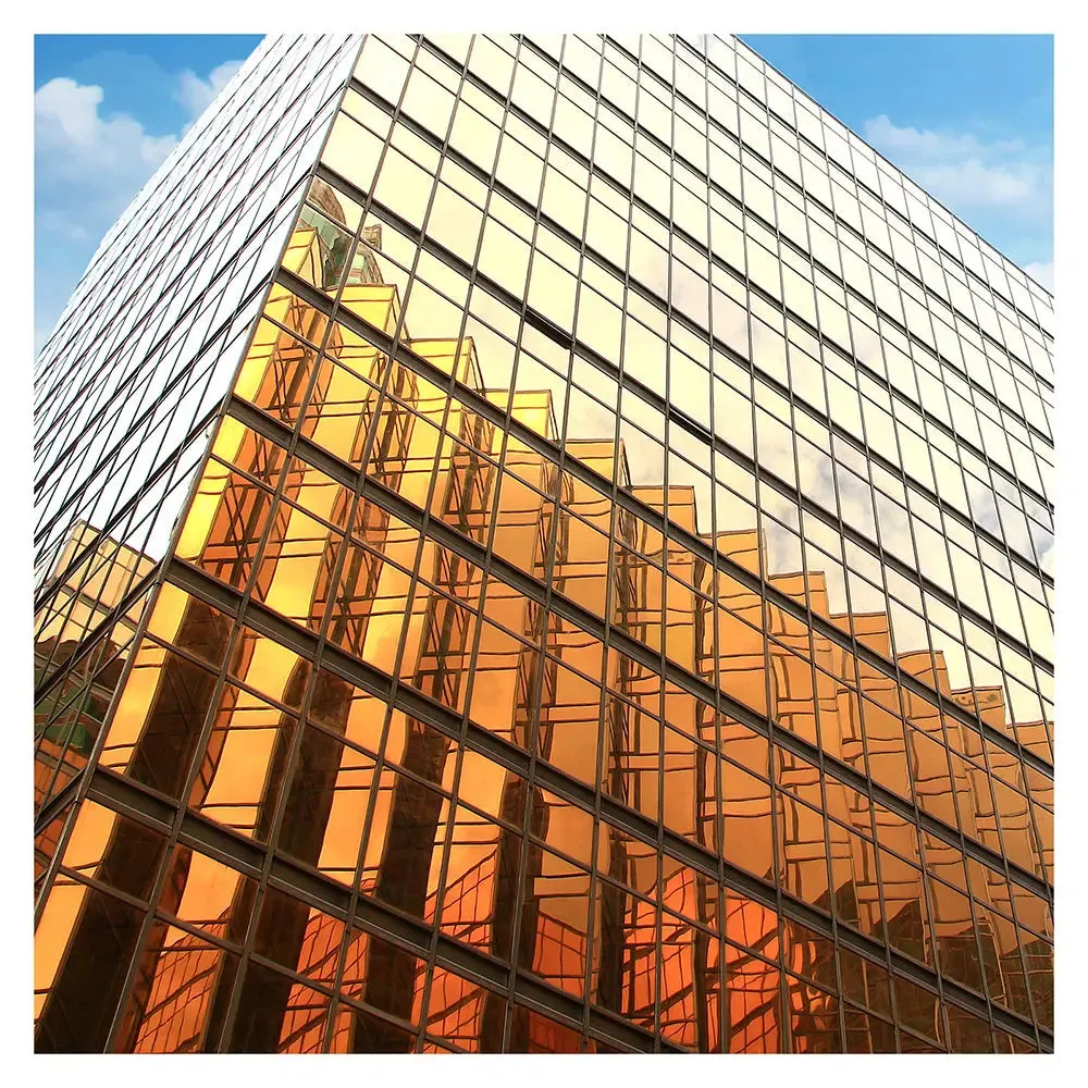 BDF PRGD Window Film Premium Color High Heat Control and Daytime Privacy Gold