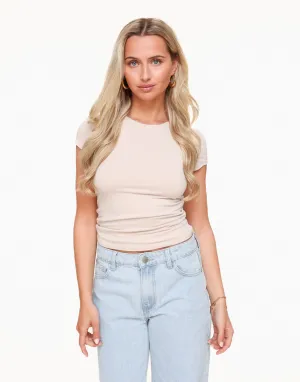 Beige Basic SS - Top