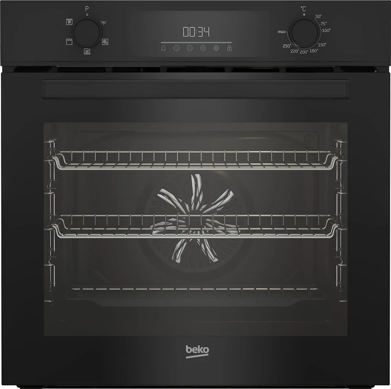 Beko AeroPerfect™ 60cm Built-in RecycledNet™ Single Fan Oven | BBIF22300B