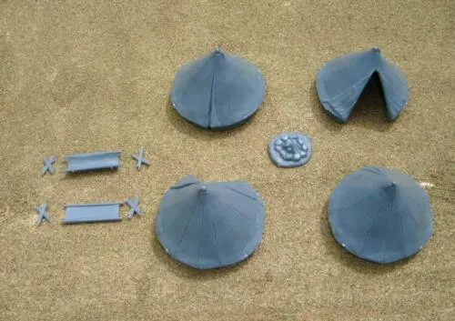 Bell Tents 28 mm Scale Scenery