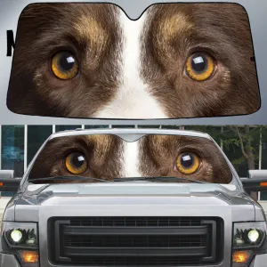 Bernese Mountain's Eyes Beautiful Dog Eyes Car Sunshade Cover Auto Windshield