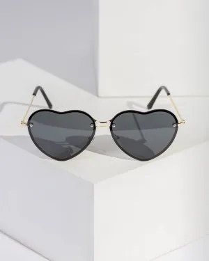 Black Heart Sunglasses