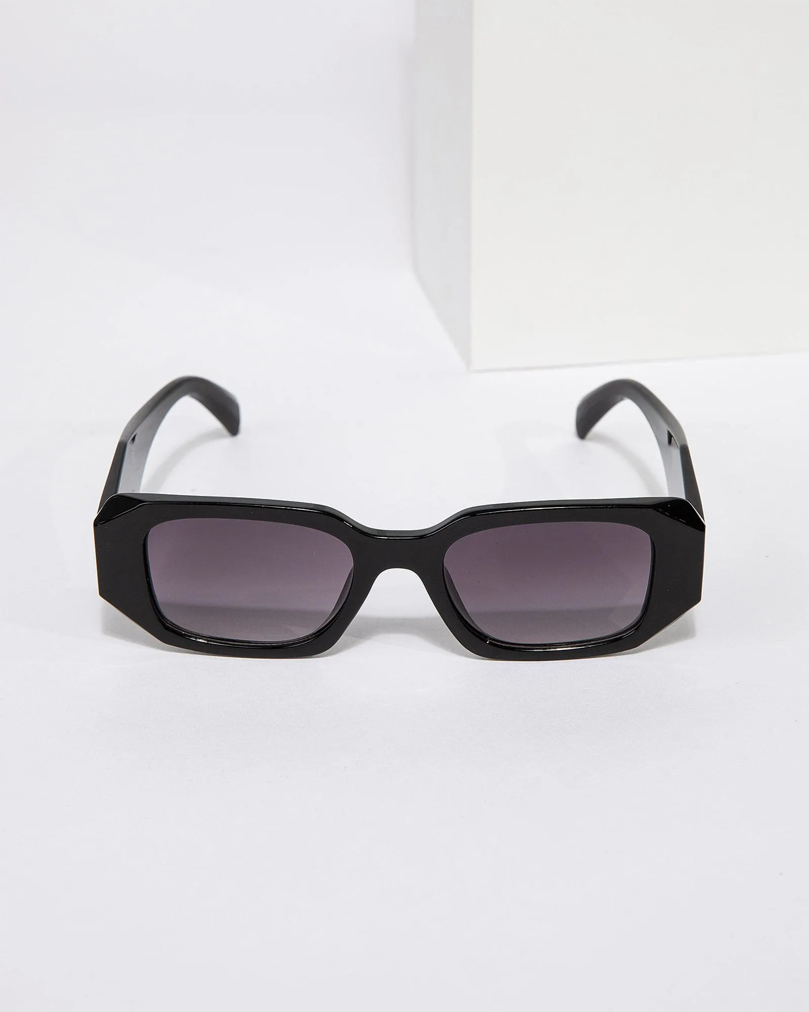 Black Rectangular Sunglasses