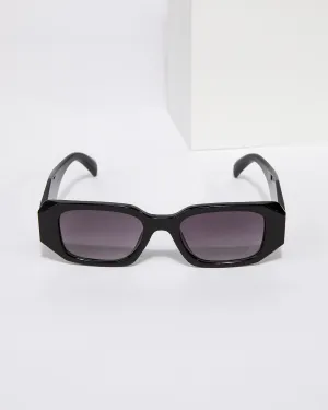 Black Rectangular Sunglasses