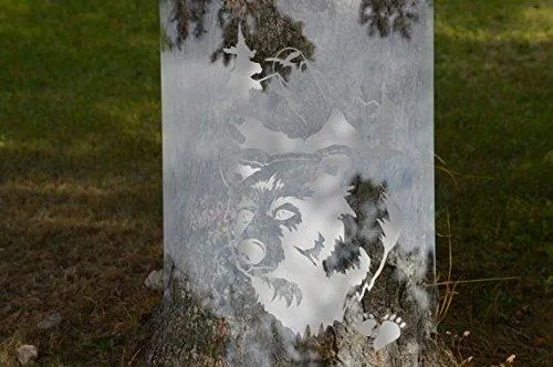 Buck Doe Front Door Etched Decal Entry Way Decor Safety Film Stickers