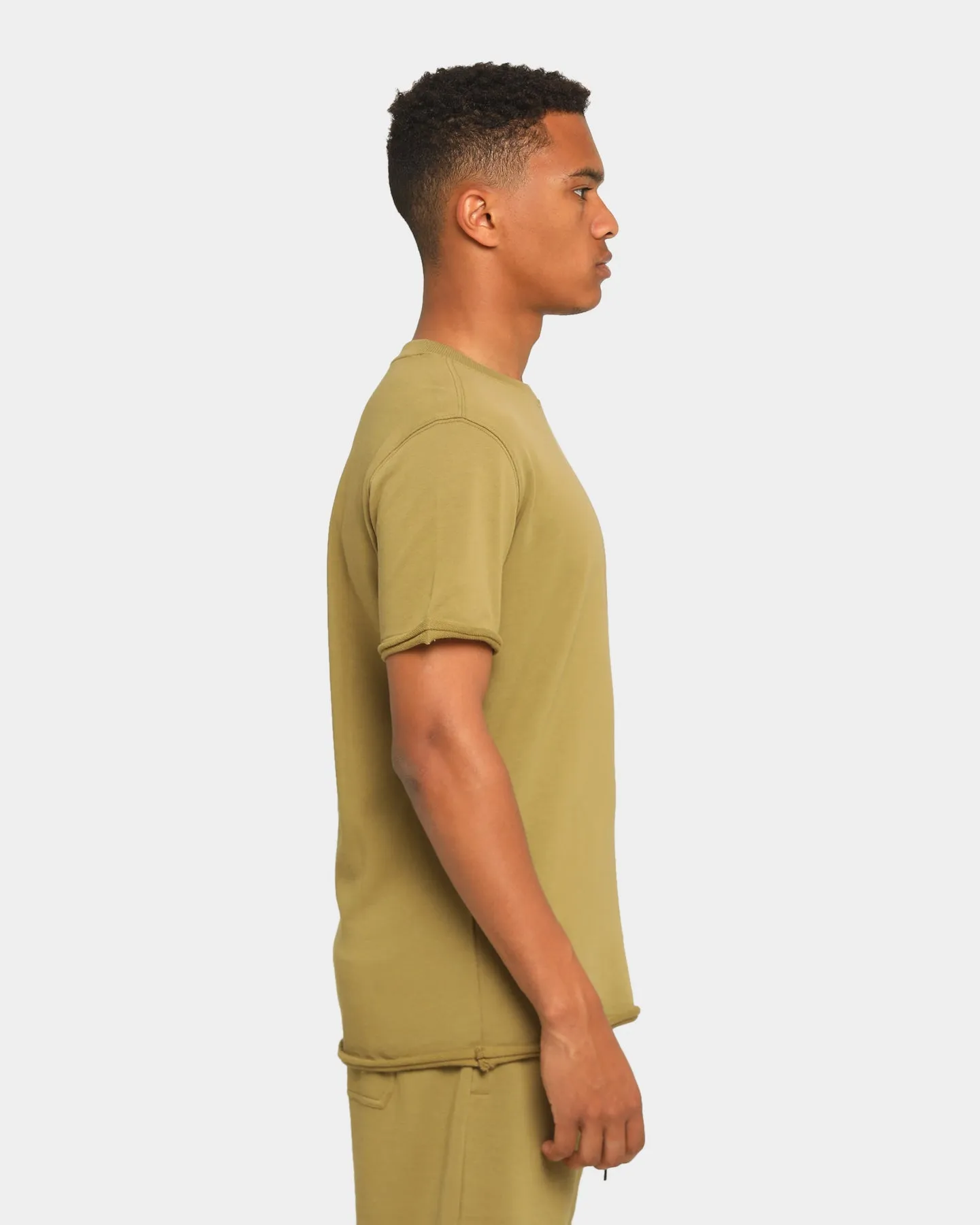 Carré Utilitaire Rugueux Short Sleeve T-Shirt Olive