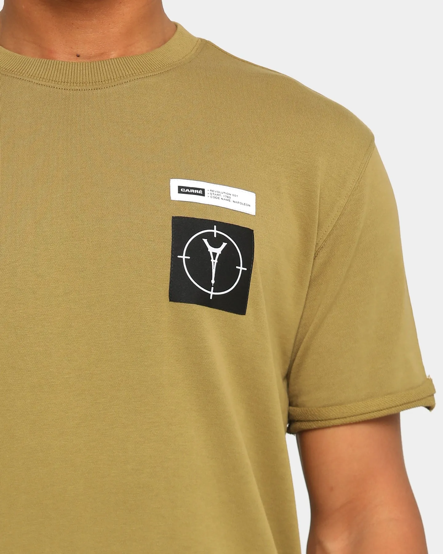 Carré Utilitaire Rugueux Short Sleeve T-Shirt Olive