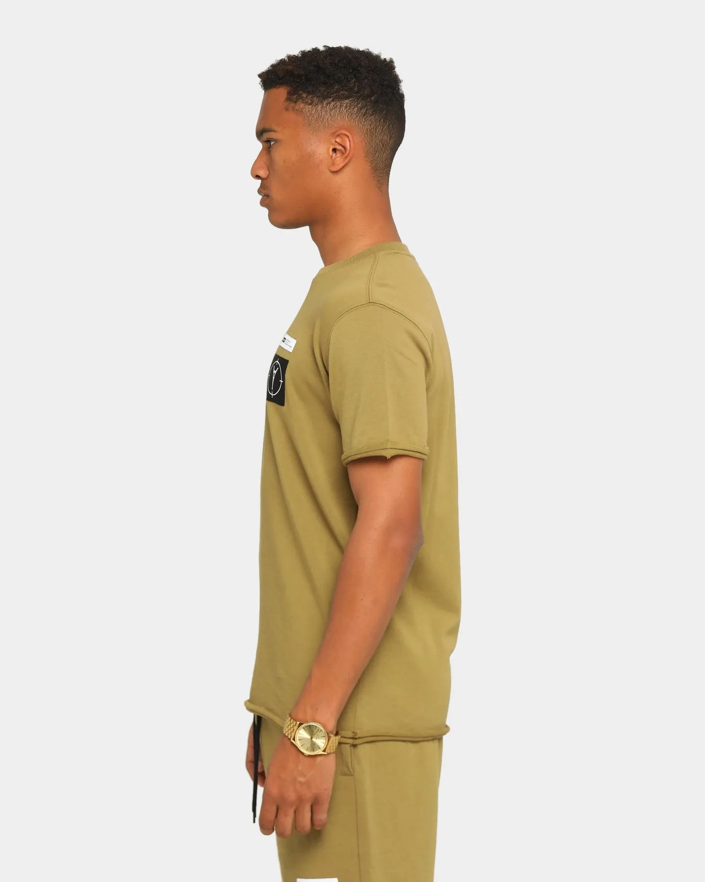 Carré Utilitaire Rugueux Short Sleeve T-Shirt Olive