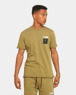 Carré Utilitaire Rugueux Short Sleeve T-Shirt Olive
