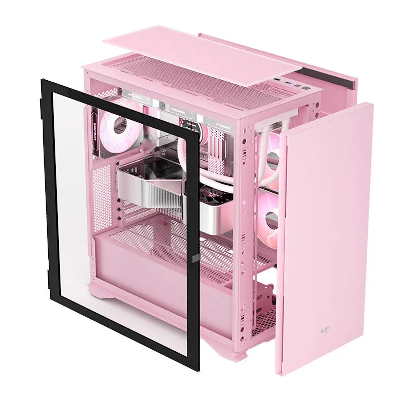 Case Aigo YOGO K1, Mid Tower, pink