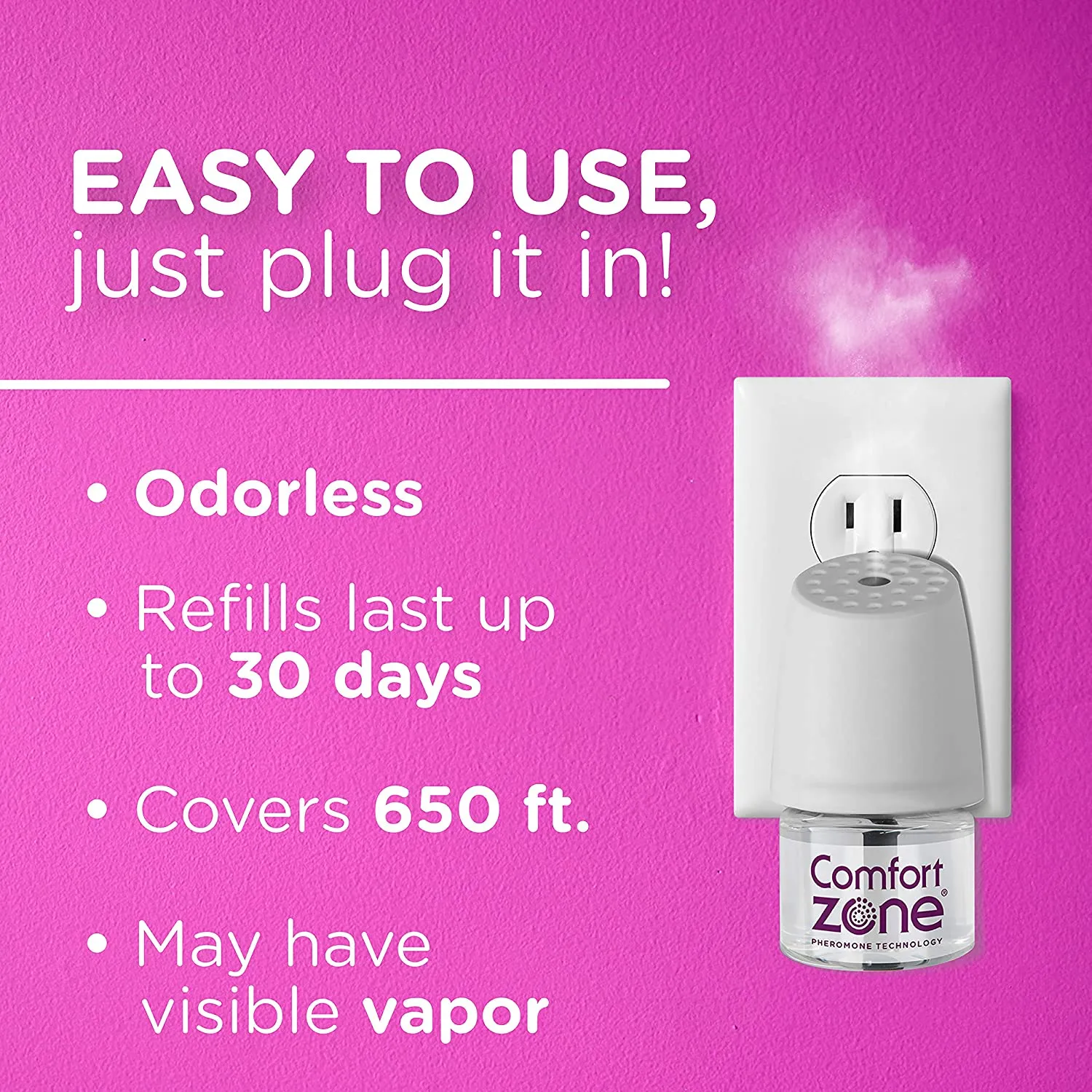 Cat Calming Diffuser Kit - 3 Diffusers, 6 Refills - Comfort Zone