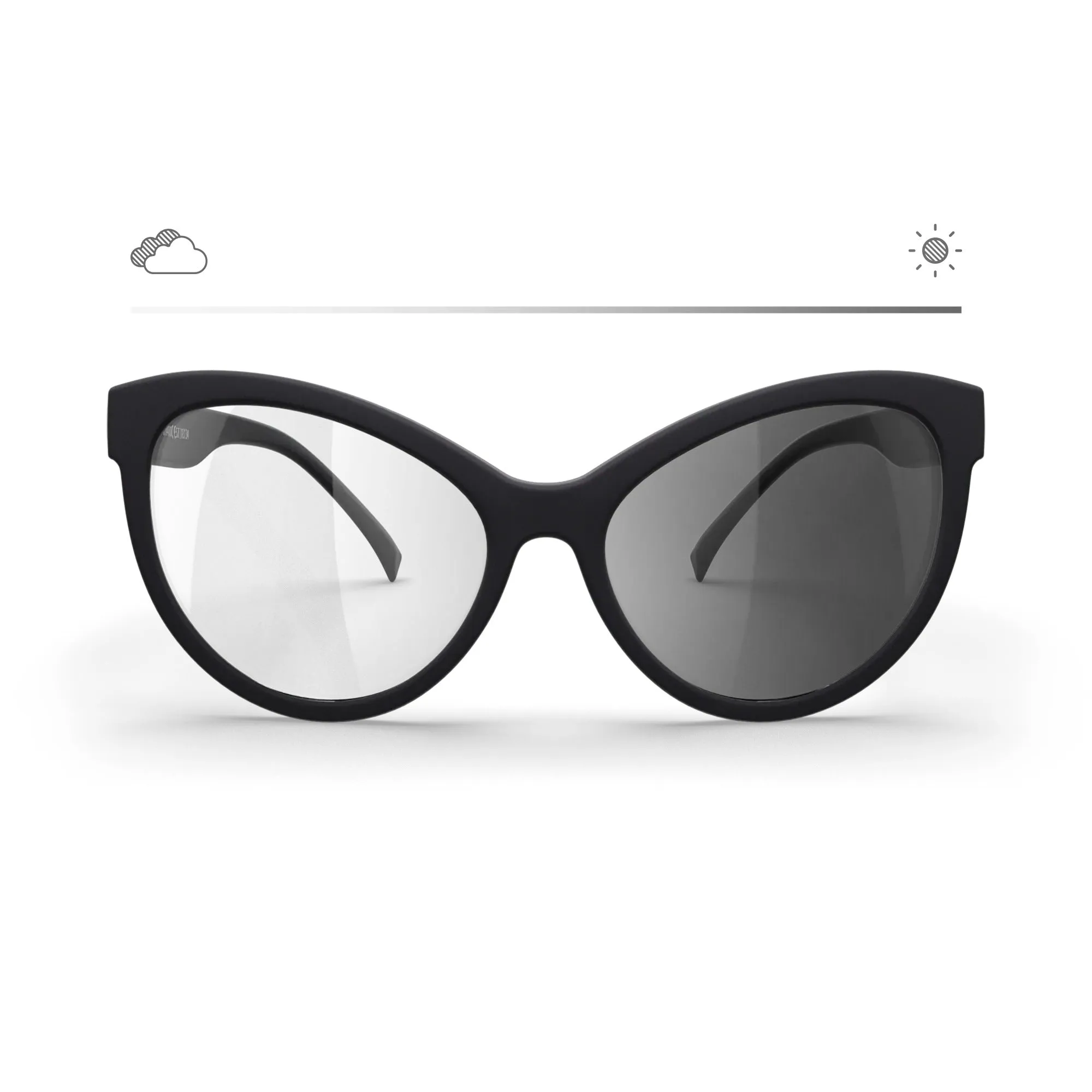 Cat Eye Transitions® Trivex® XTRActive Polarized Prescription Sunglasses