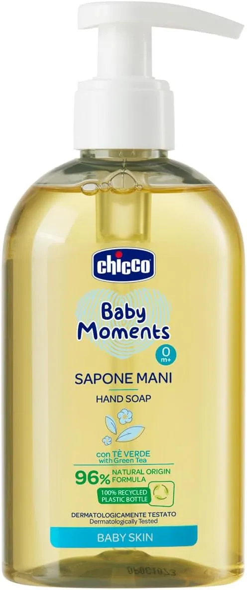 Chicco Baby Moments Hand Soap for Baby Skin, 250ml