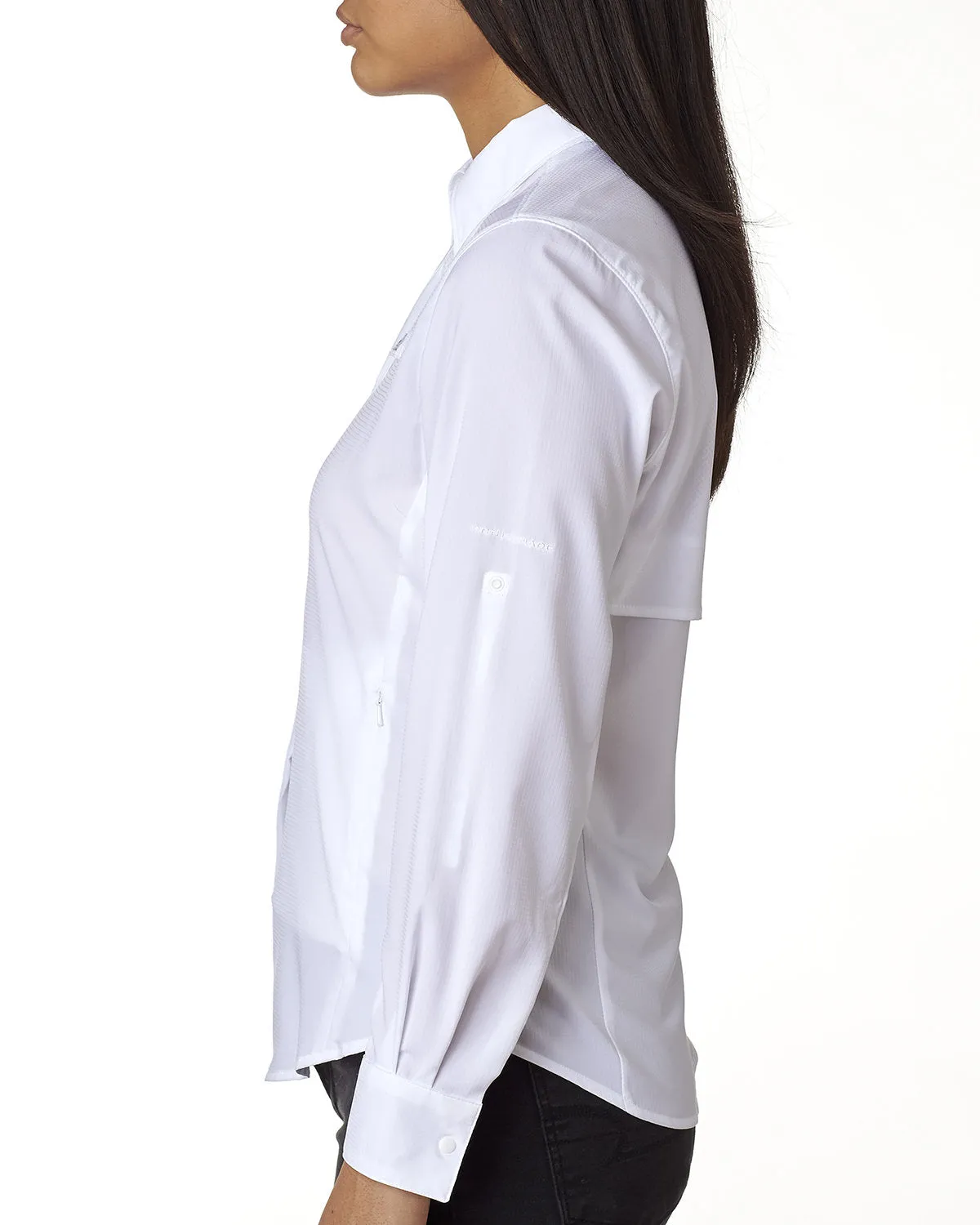 Columbia Ladies Tamiami Ii Long Sleeve Shirt, White