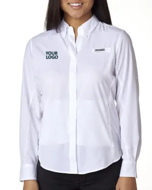 Columbia Ladies Tamiami Ii Long Sleeve Shirt, White