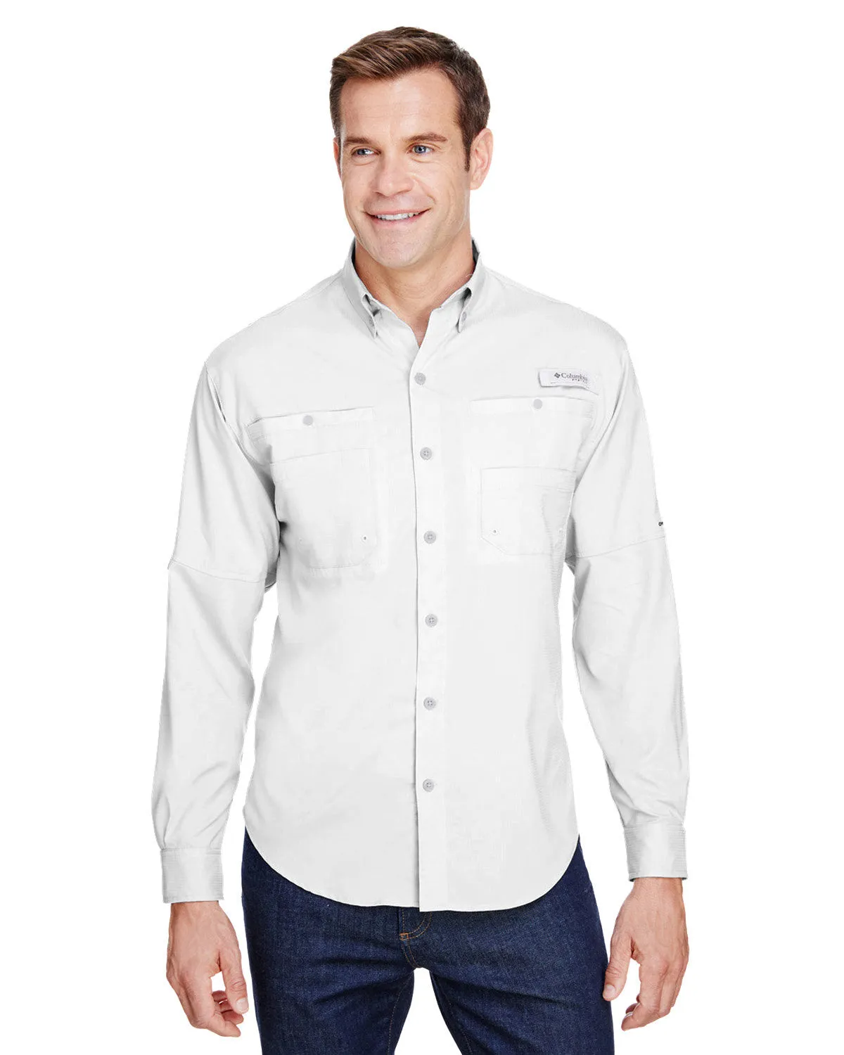 Columbia Tamiami Ii Long Sleeve Shirt, White
