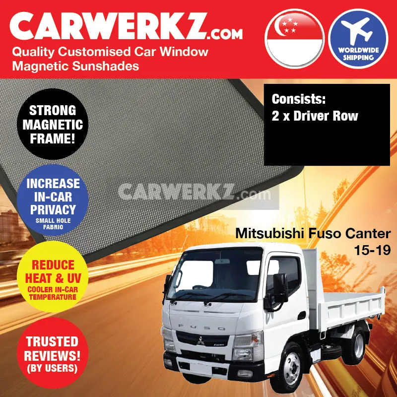 Customised Window Magnetic Sunshades for Mitsubishi Fuso Canter 2015-2020 Japan Truck