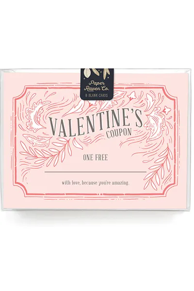 Customizable! Valentine Coupon Card