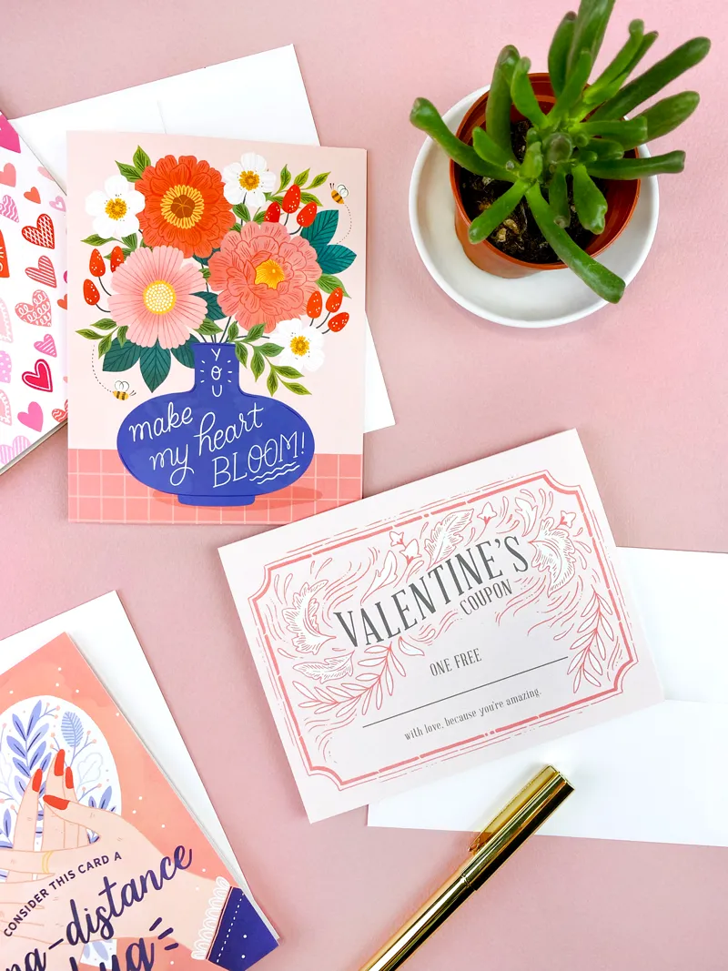 Customizable! Valentine Coupon Card