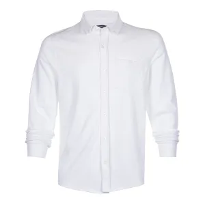 CUTTER & BUCK Oxford Button Men's Long Sleeve Shirt (White)