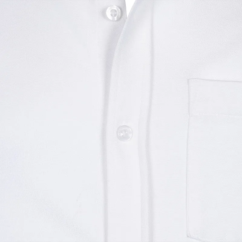 CUTTER & BUCK Oxford Button Men's Long Sleeve Shirt (White)