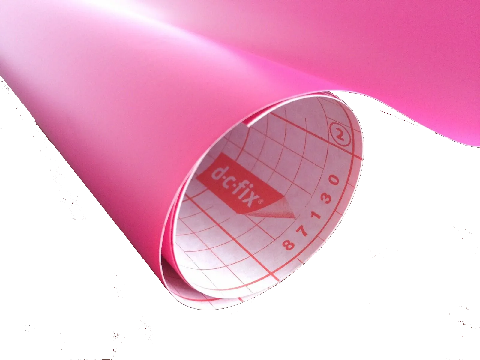 DC Fix Adhesive Cover Plain Mat 45cmx15m Dark Pink