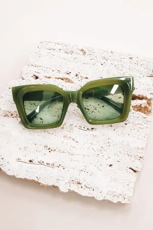 Ellis Sunglasses // Green