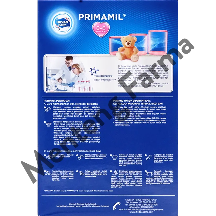 Frisian Baby Primamill 0-6 750 Gr - Susu Formula Bayi