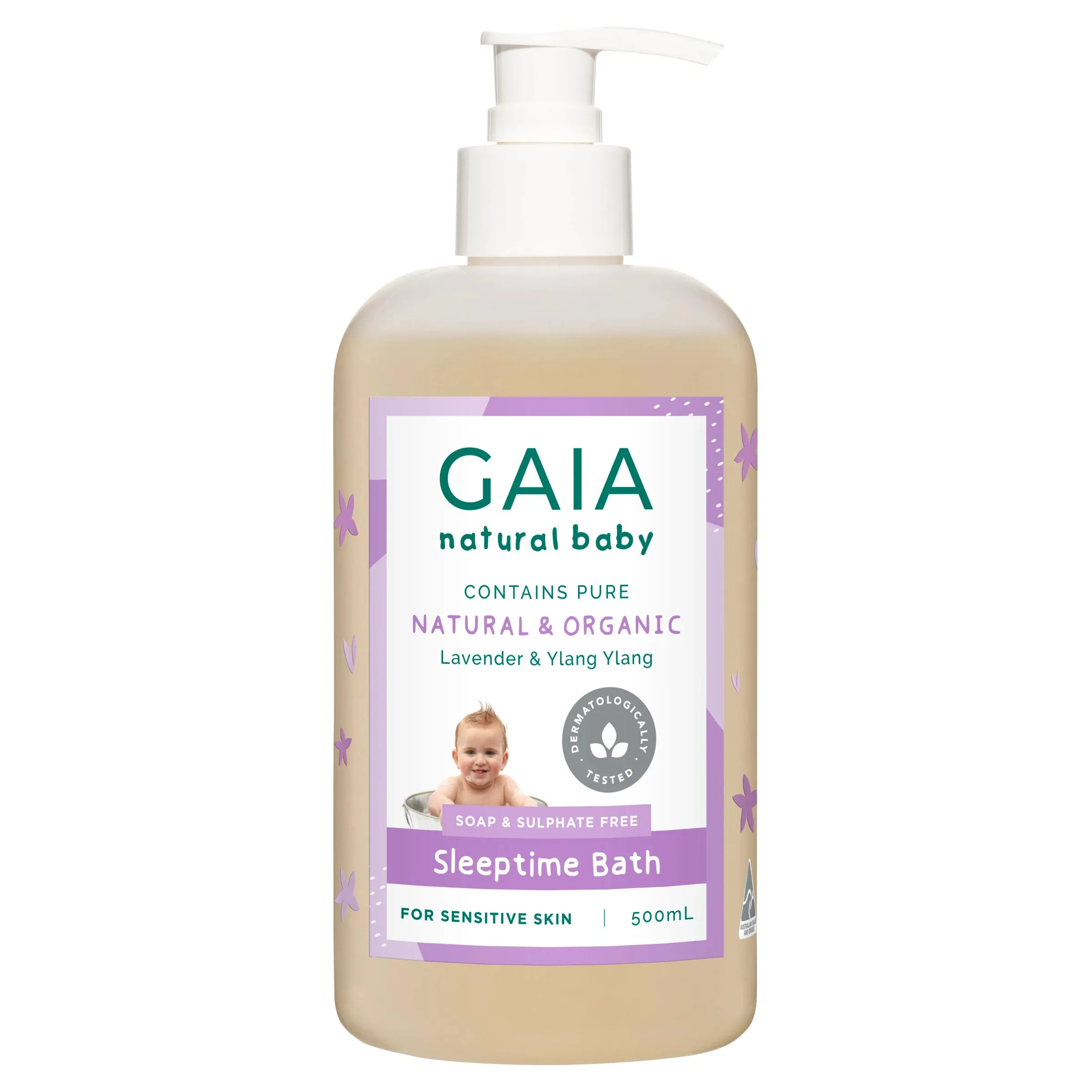 GAIA Sleep Time Bath   Pump 500ml Exp: 08/26