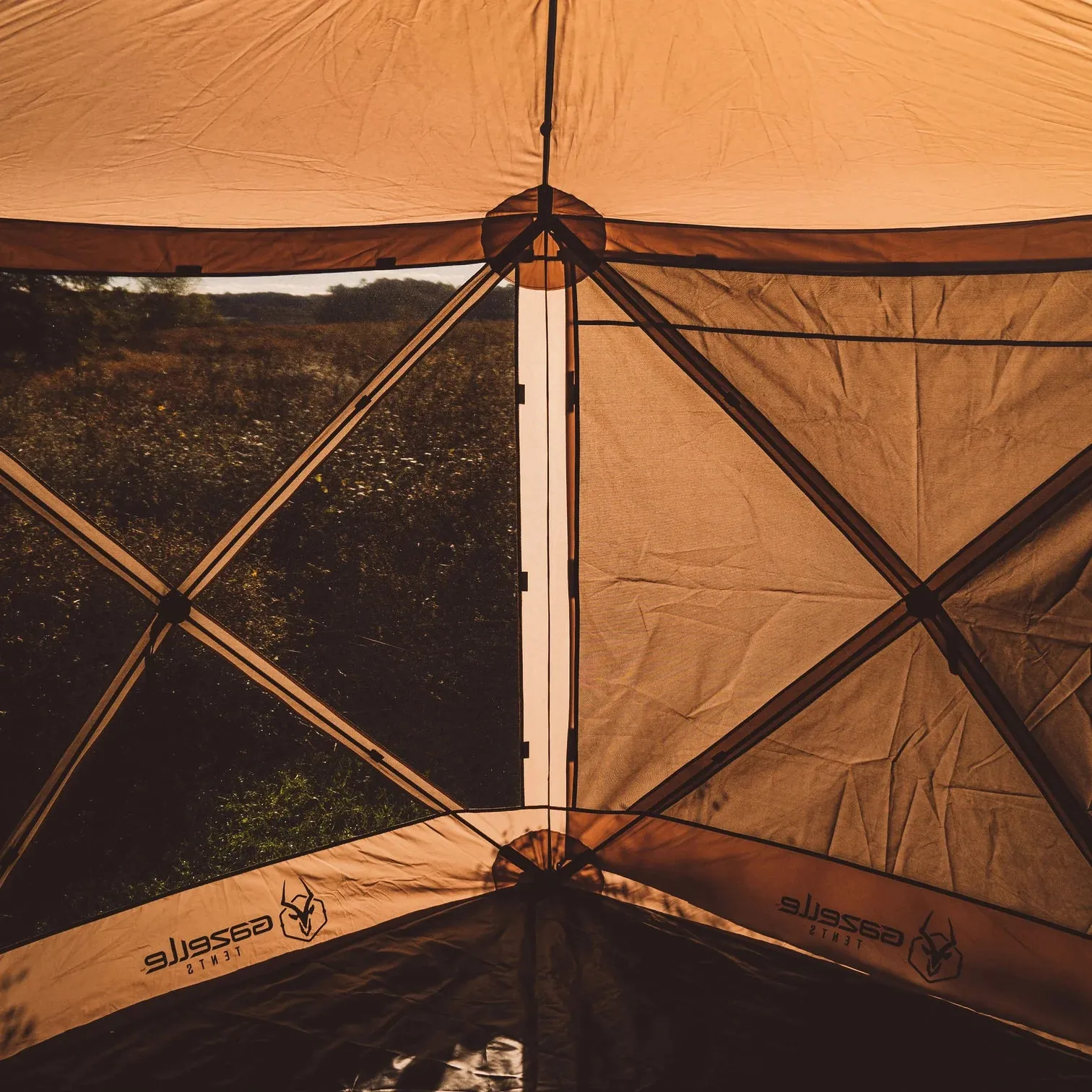 Gazelle Tents™ G6 6-Sided Portable Gazebo Includes free 3 Pack of wind panels