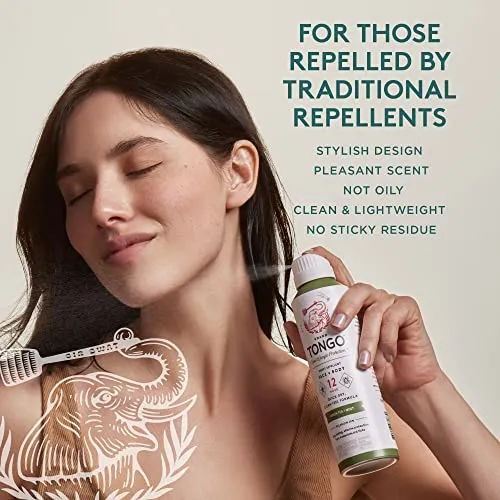 Grand Tongo DEET-Free Green Tea   Mint Insect Repellent with Picaridin- The 12 Hour Protection, DEET Alternative