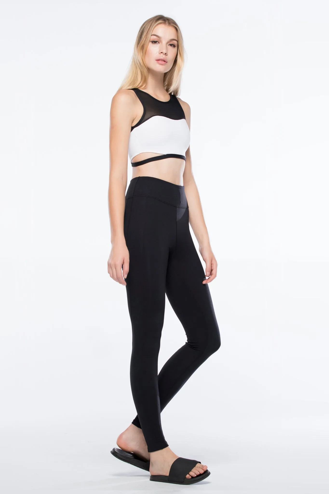 H PANTS, BLACK