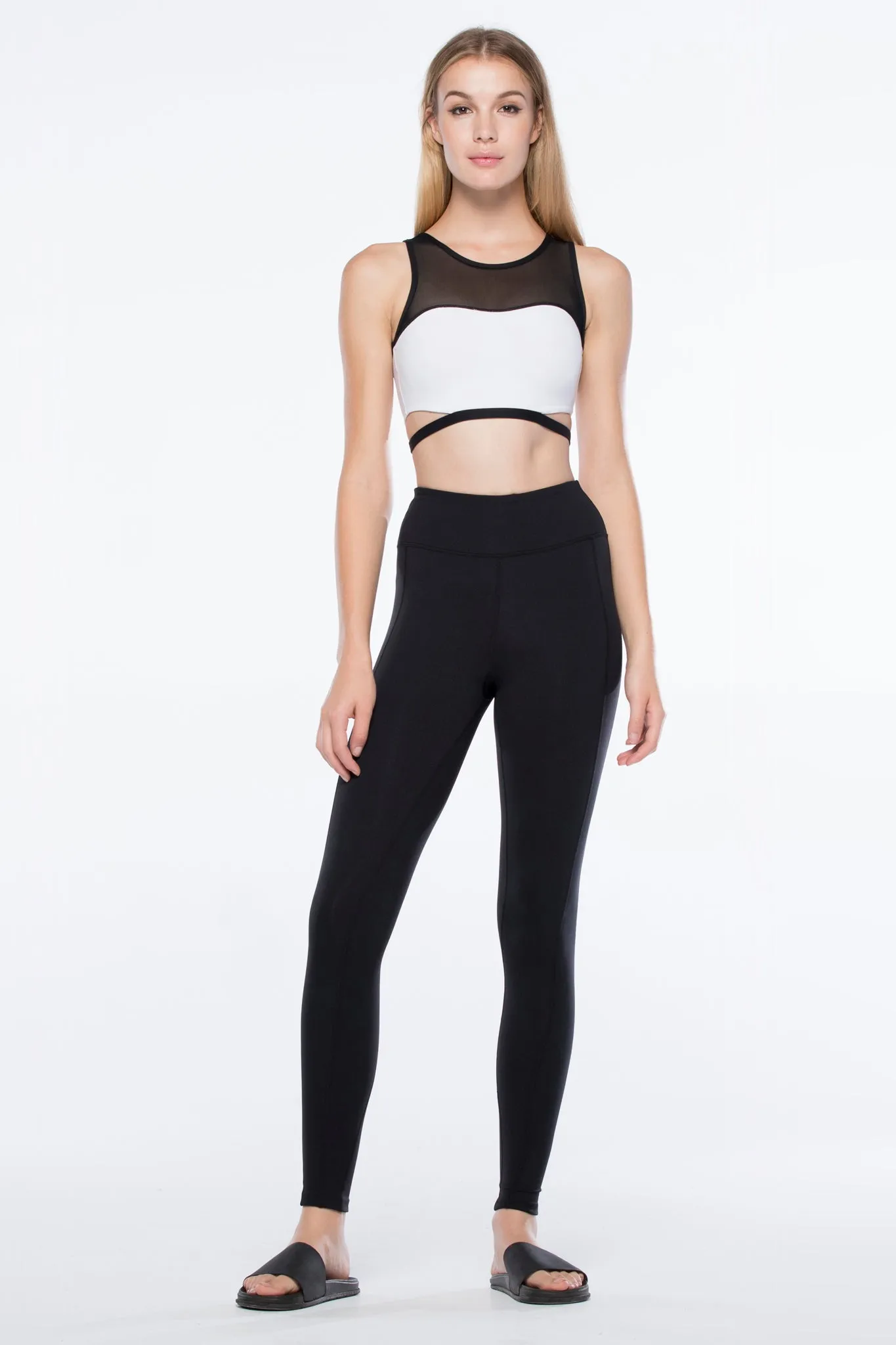 H PANTS, BLACK