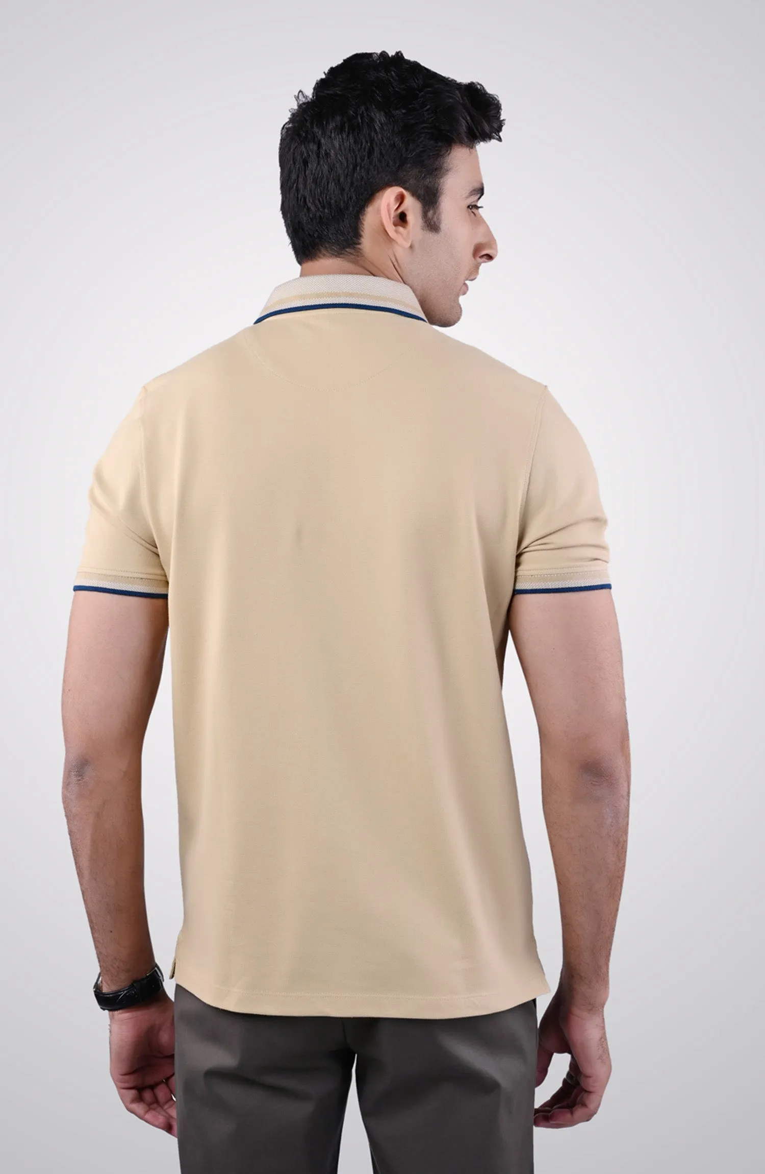 Half Sleeves Stretch Polo